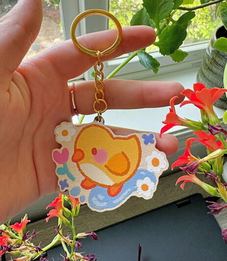 Duck Keychain