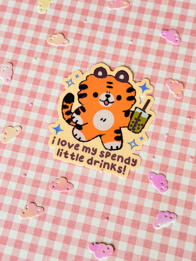 Spendy Drinks Sticker