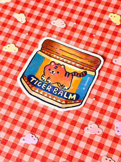 Tiger Balm Sticker